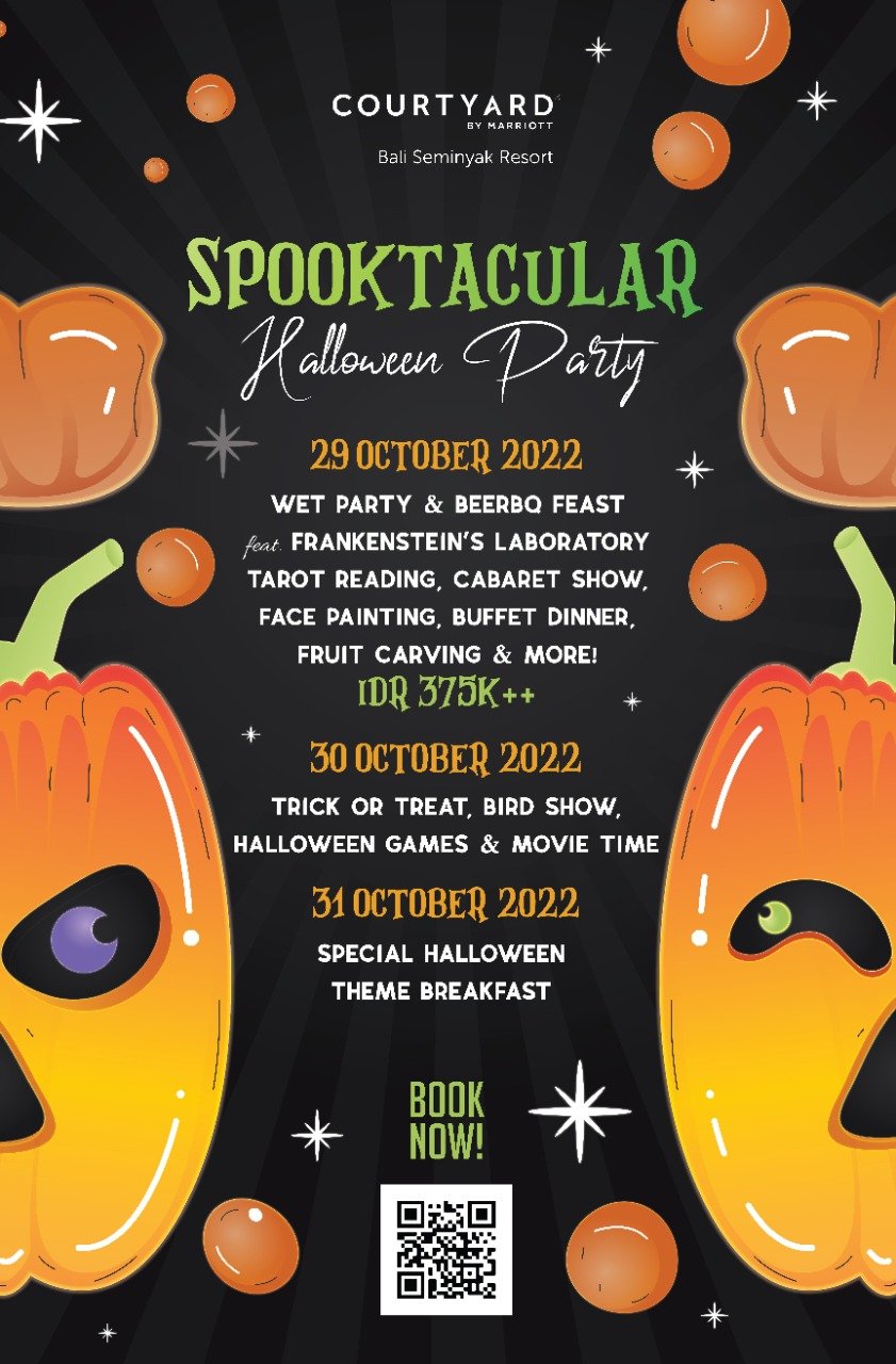 Courtyard Seminyak Launched Spooktacular Halloween Party What's New